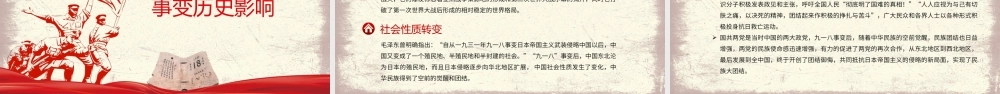 918事变九一八国耻纪念日PPT模板.pptx