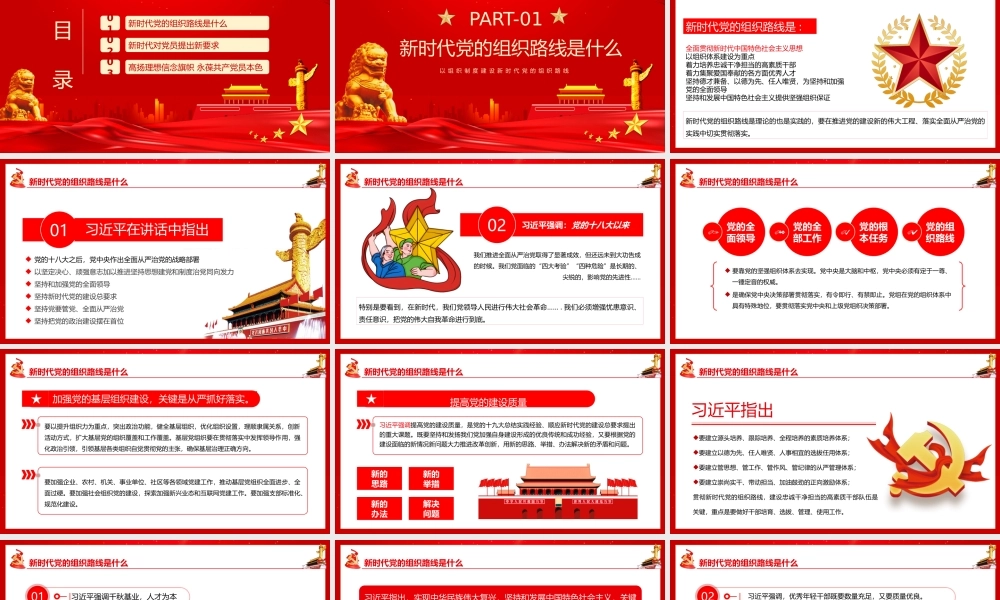 贯彻落实好新时代党的组织路线不断把党建设得更加坚强有力PPT.pptx
