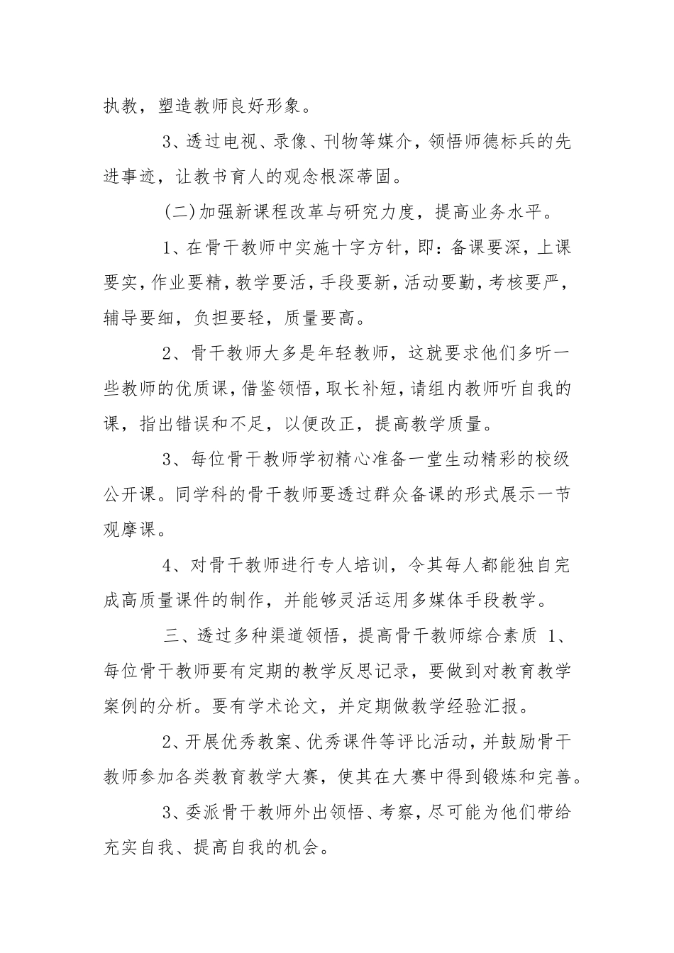 青年骨干教师培训工作计划模板三篇.doc_第2页