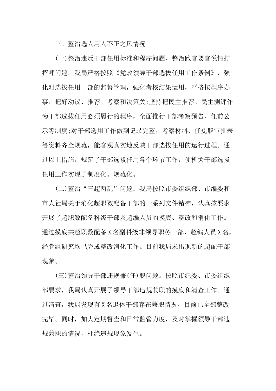 干部选拔任用工作2020年度专题报告材料.docx_第3页