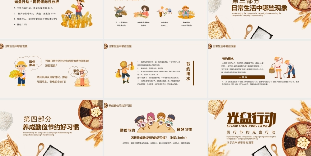 厉行节约光盘行动动态PPT.pptx