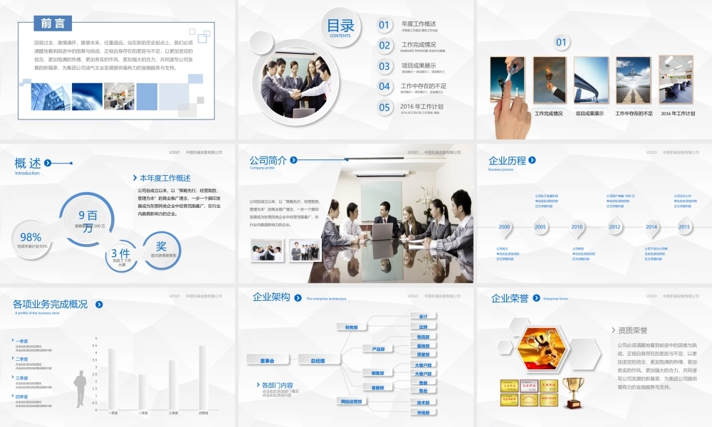 最新2020-2021年公司企业部门主管负责人经理年终总结述职报告和新年计划PPT模板2.pptx