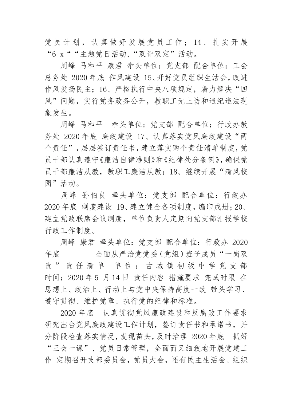 全面从严治党党支部责任清单.doc_第2页