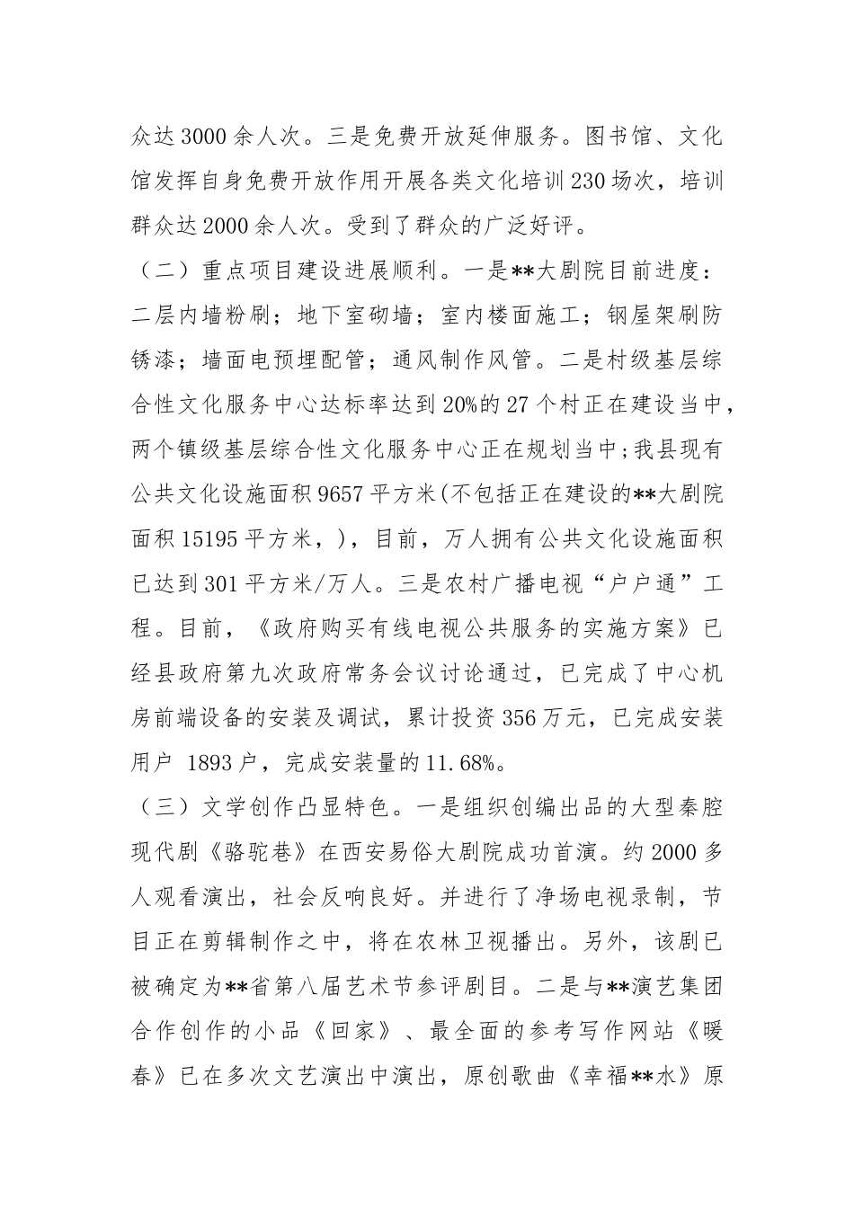 文体广电局工作总结工作总结.docx_第2页