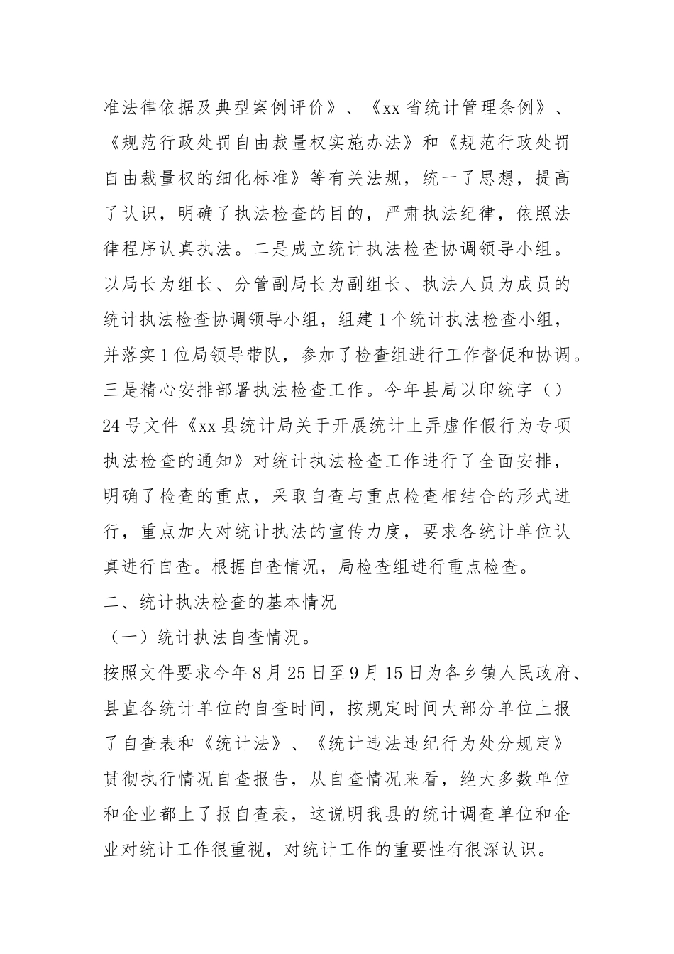 统计局年统计执法检查工作总结工作总结.docx_第2页