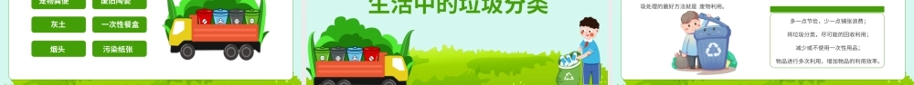 保护环境垃圾分类垃圾不落地家园更美丽通用PPT模板.pptx