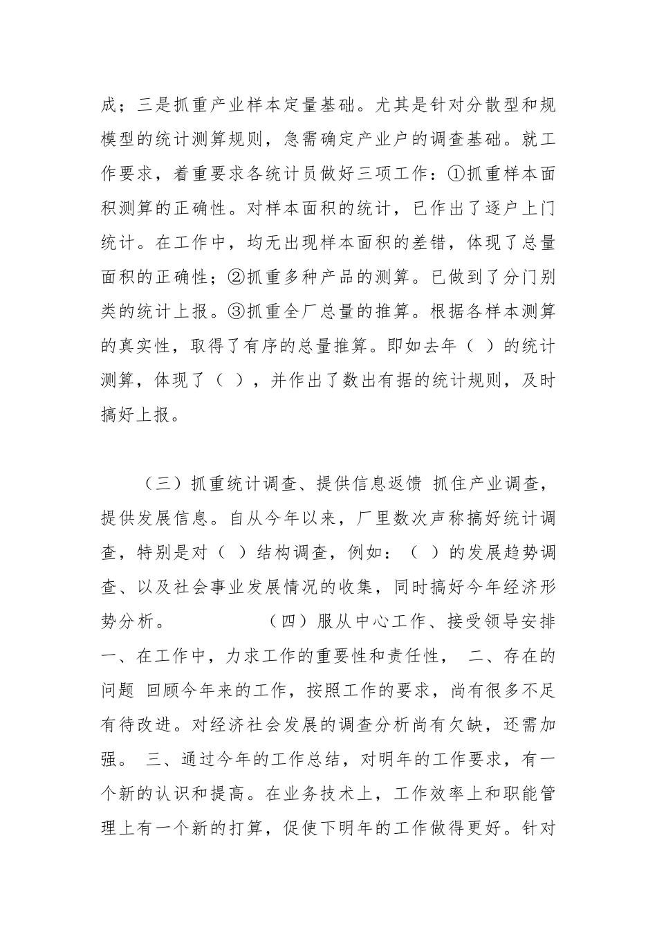 统计员工作总结个人工作总结.docx_第2页