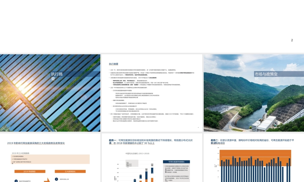 2019-2020年企业可再生能源采购在中国的市场现状分析PPT.pptx