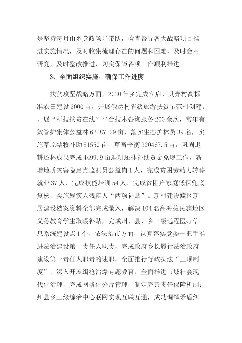 2020年乡开展“六大战略”责任体系工作总结.docx_第2页