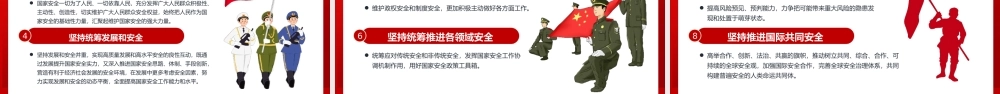 坚持总体国家安全观做好新时代国家安全工作PPT模板.pptx