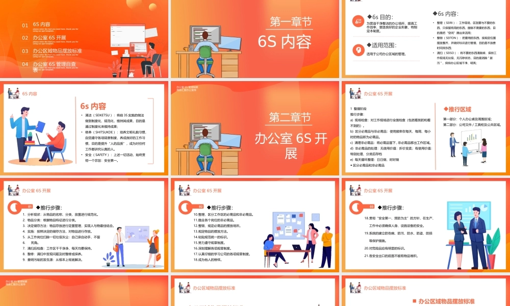 办公室6s管理制度宣传PPT模板.pptx