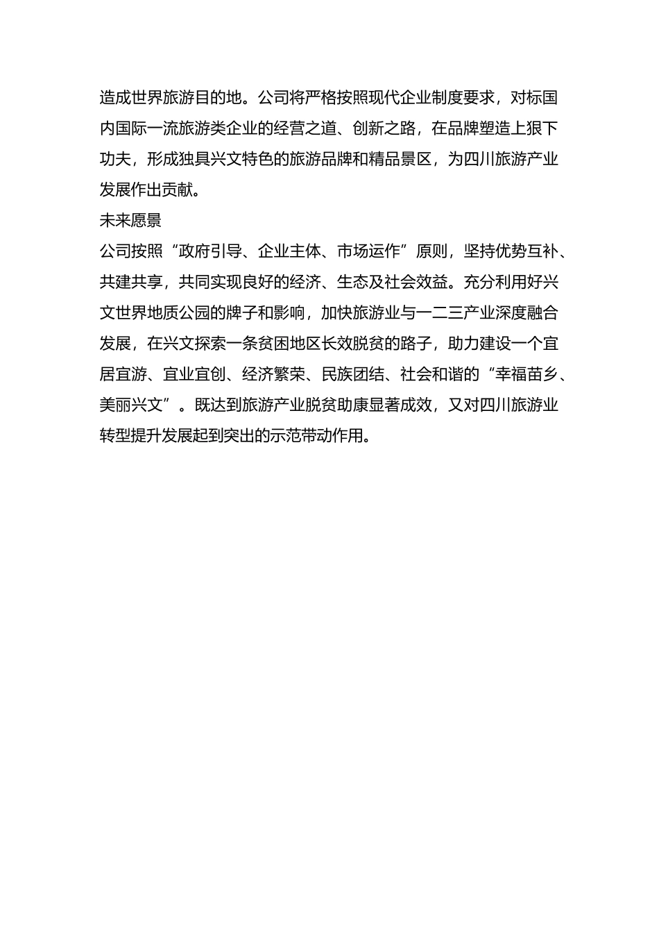 文化旅游投资有限责任公司简介汇编.docx_第2页