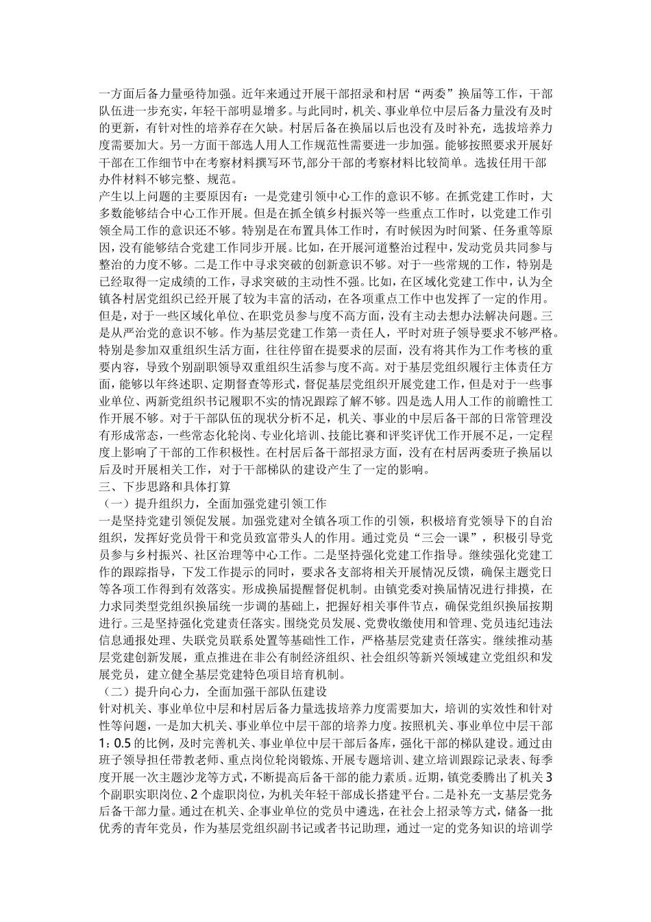 抓基层党建工作述职报告5篇.doc_第3页