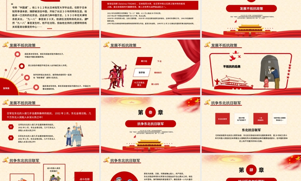 缅怀先烈铭记历史九一八事变纪念党政党课PPT模板.pptx