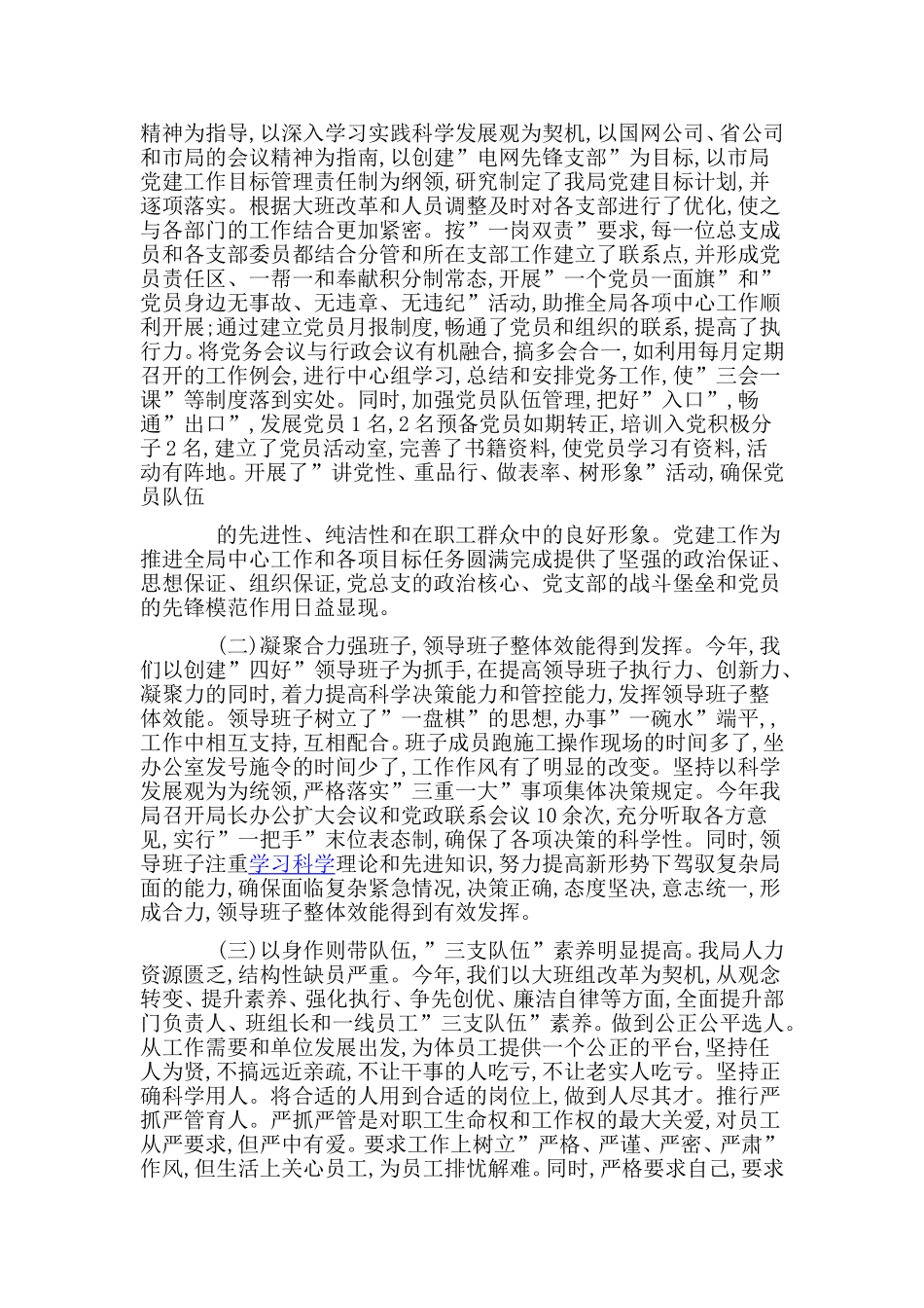 某电力公司分管安全工作安全述职报告2篇.doc_第2页