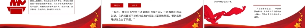 党员就是责任党政党建党课教育PPT模板.pptx