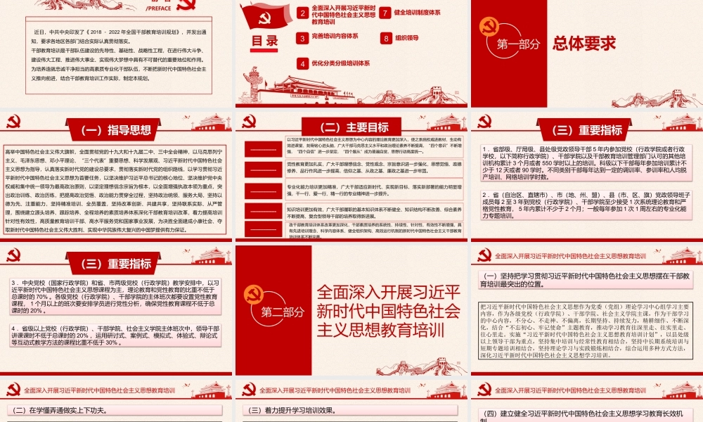 202×-2022年全国干部教育培训规划学习解读精选PPT课件.pptx