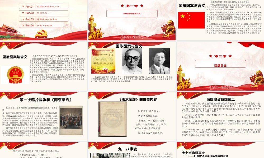 2019年建国70周年主题班会（1949-2019牢记历史祖国生日）.pptx
