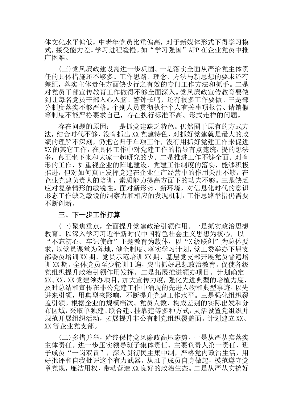 2019党工委党建工作述职报告范文.doc_第3页