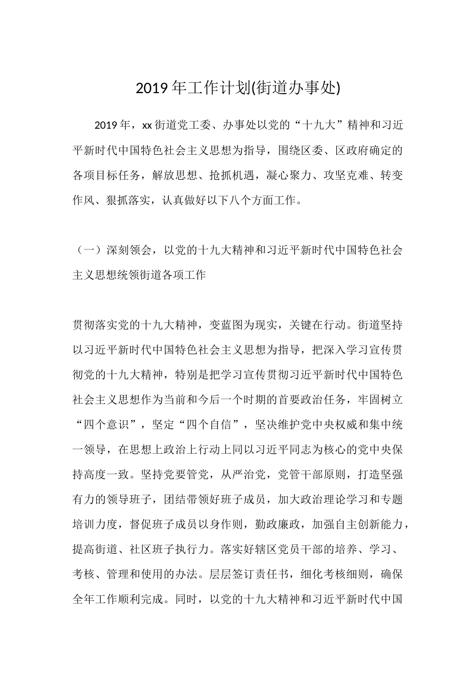 2019年工作计划.docx_第1页