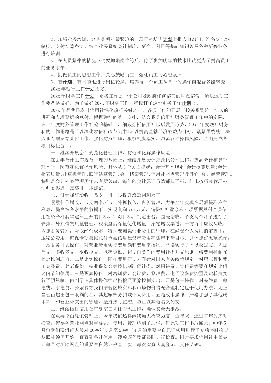 2019年银行客户经理工作计划与2019年银行副行长工作计划.docx_第2页