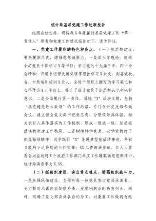统计局基层党建工作述职报告.docx