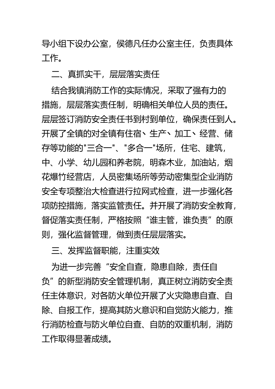 乡镇消防安全工作总结五篇.docx_第2页