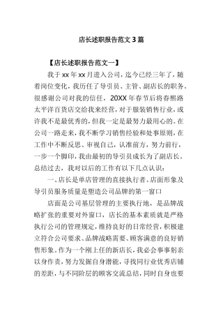 店长述职报告范文3篇.doc