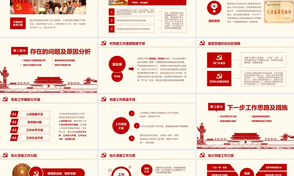 [年终备用]2019年述职述廉PPT模板.pptx