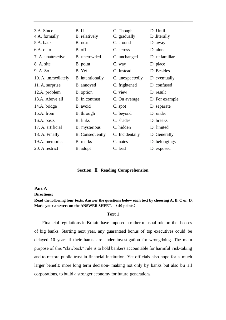 2019年全国硕士研究生入学统一考试真题（英语一） .docx_第2页