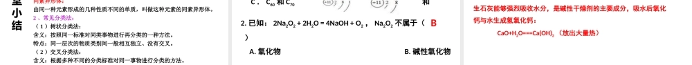 1.1.1 简单分类法及其应用（教学课件）- 高一化学同步教学课堂（人教版2019必修第一册）.pptx