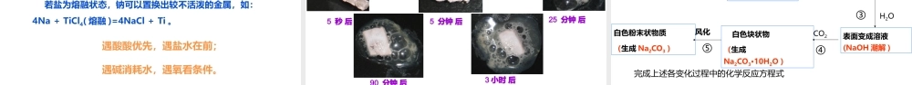 2.1.1 活泼的金属单质——钠（教学课件）- 高一化学同步教学课堂（人教版2019必修第一册）.pptx