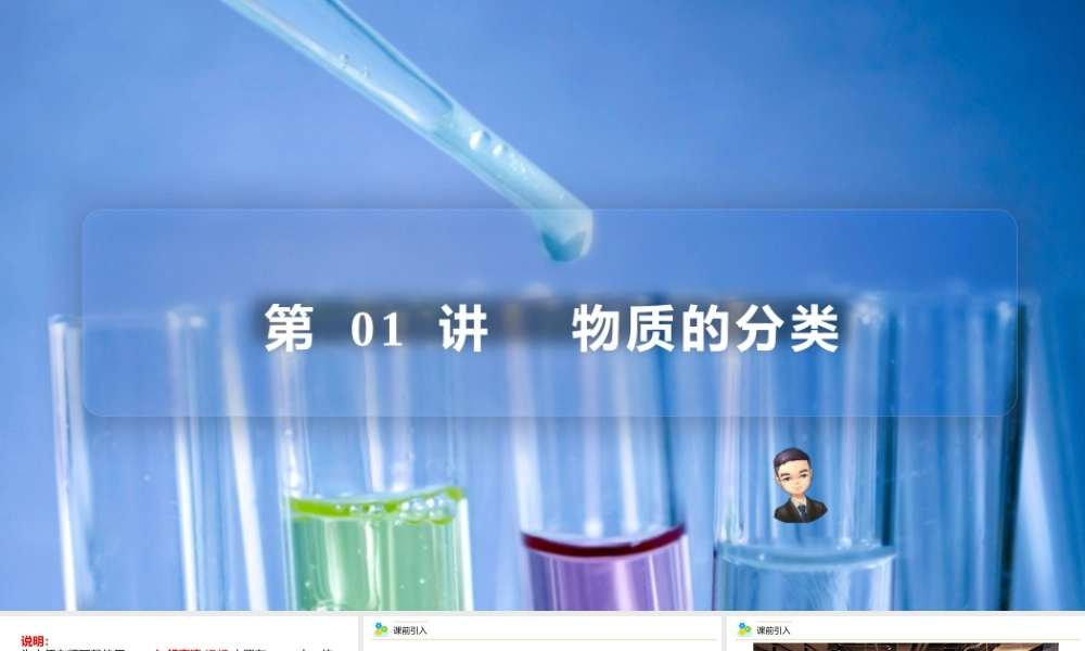 第01讲 物质的分类（PPT课件）-【帮课堂】2021-2022学年高一化学同步精品讲义（人教2019必修第一册）.pptx