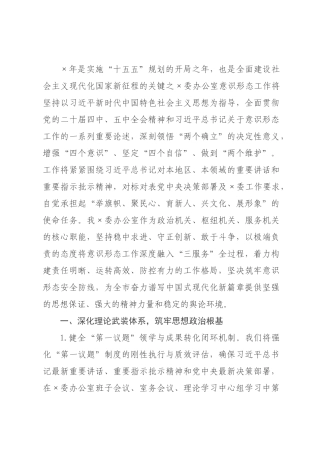 年××公室意识形态工作要点.docx