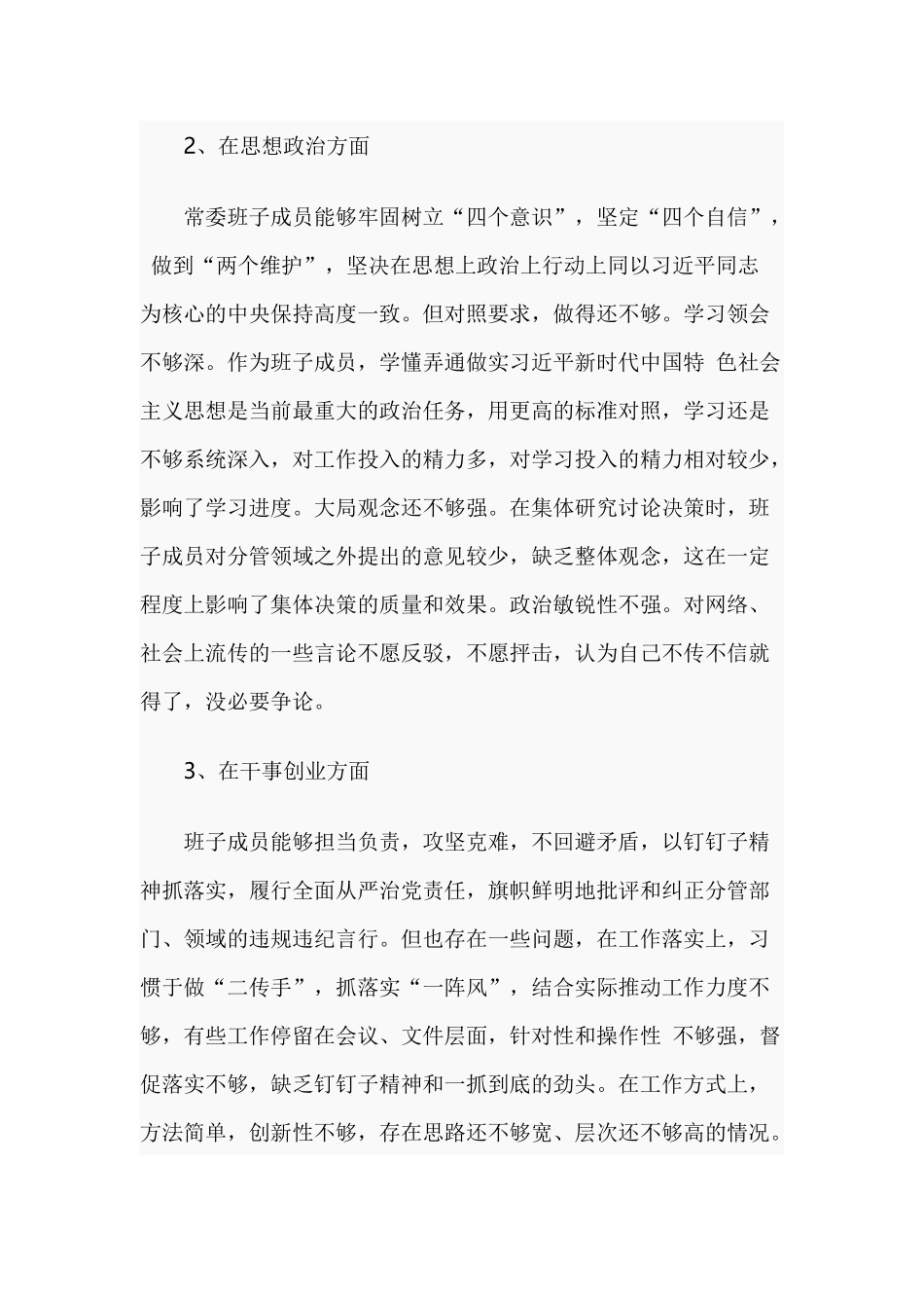 领导班子及个人检视存在问题与整改计划.docx_第2页