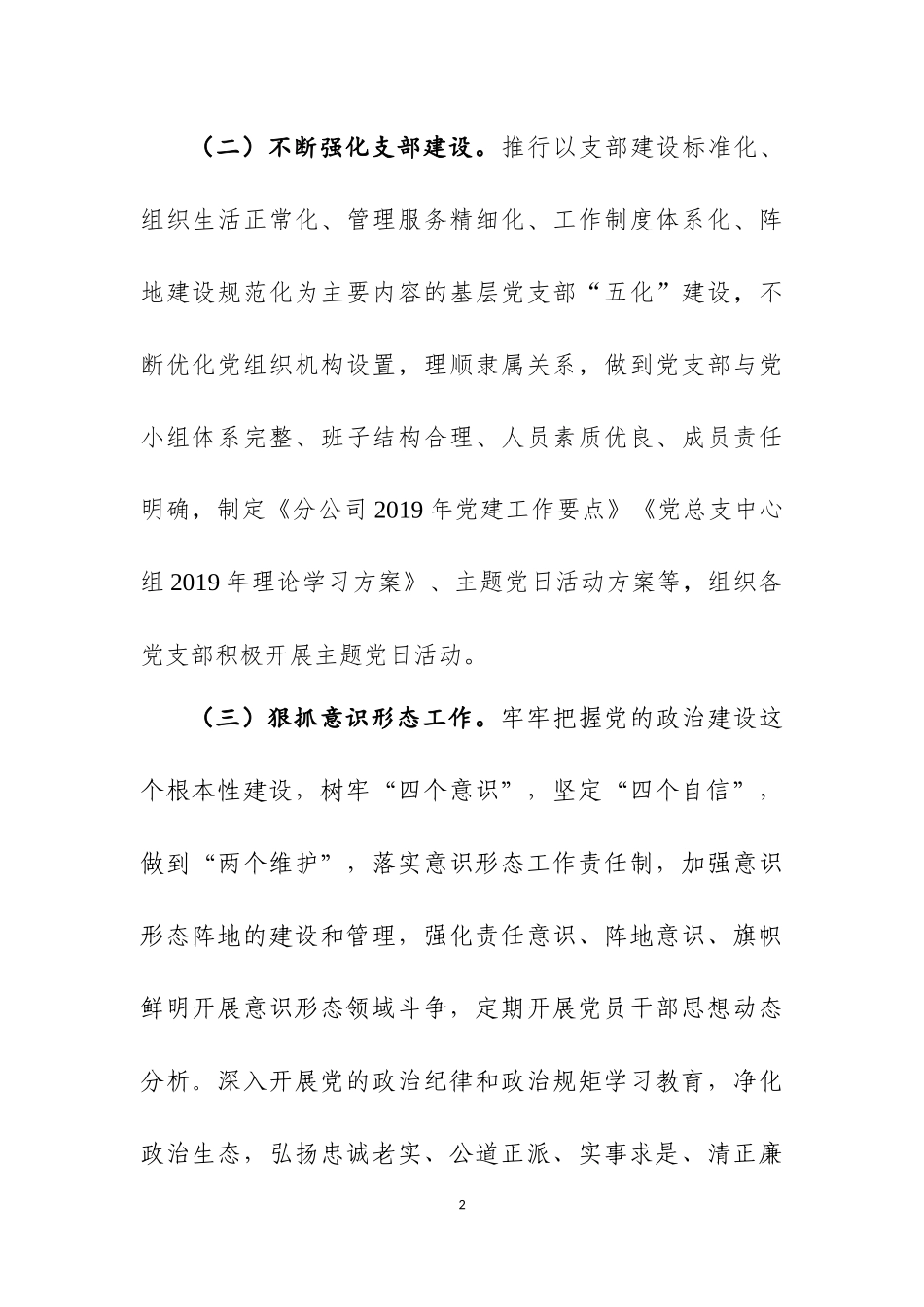 2019年党建工作总结和2020年工作计划.docx_第2页