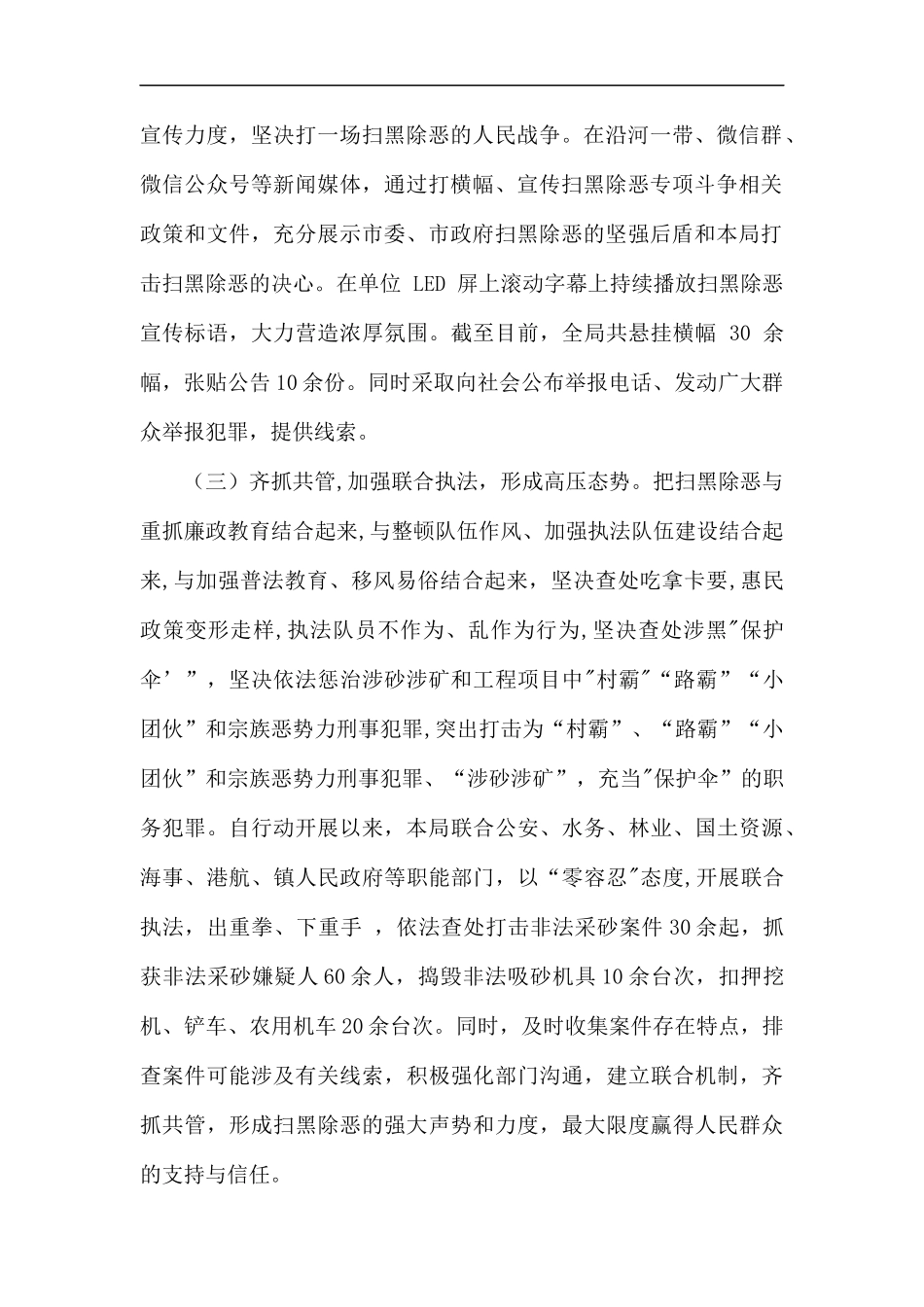 扫黑除恶专项斗争全年工作总结.docx_第2页