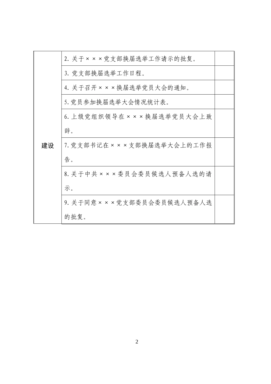 2019年度基层党支部党建资料归档清单.docx_第2页