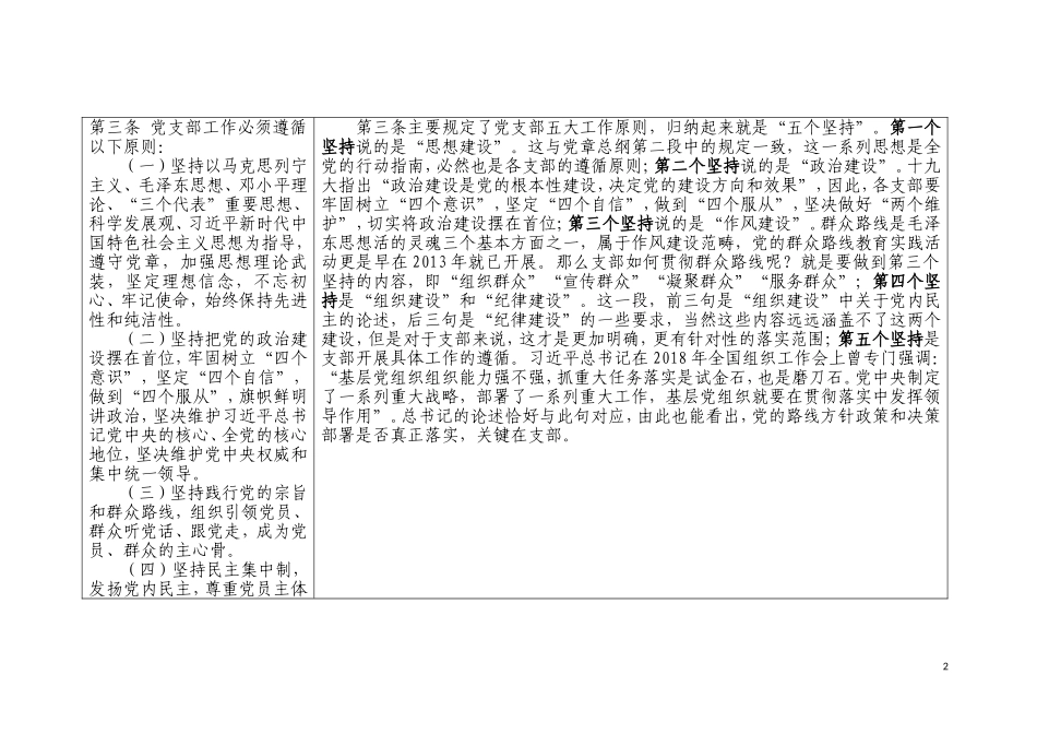 《中国共产党支部工作条例（试行）》学习讲解资料(逐条讲解)_第2页
