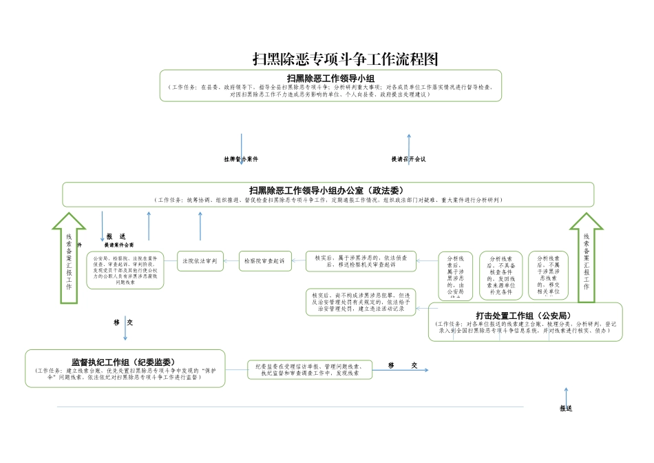 扫黑除恶专项斗争流程图_第1页