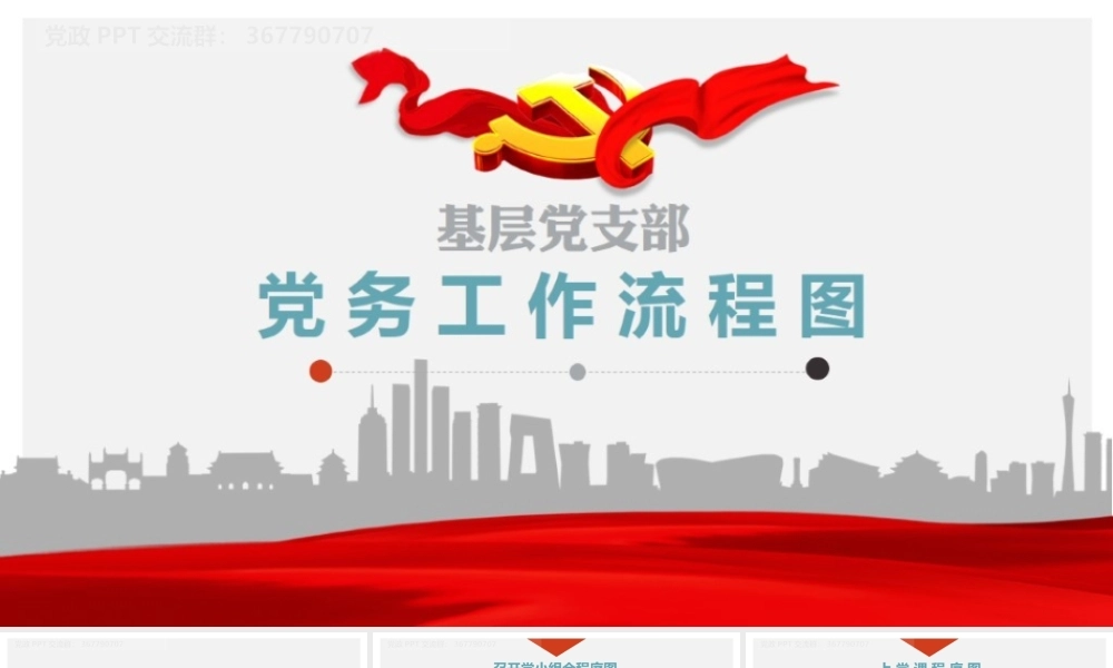 基层党支部党务工作流程图