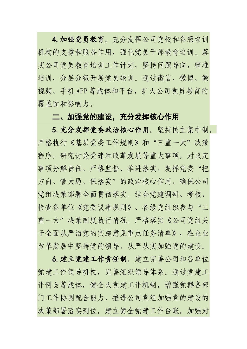 公司党组2019年党建工作计划要点_第3页