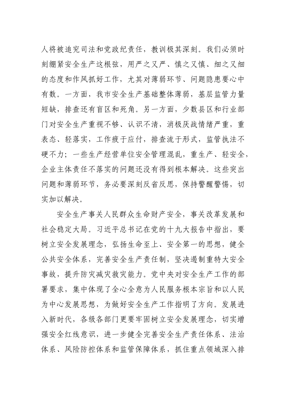 在全市安全生产工作会议上的讲话_第3页