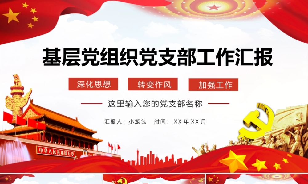 基层党支部述职汇报