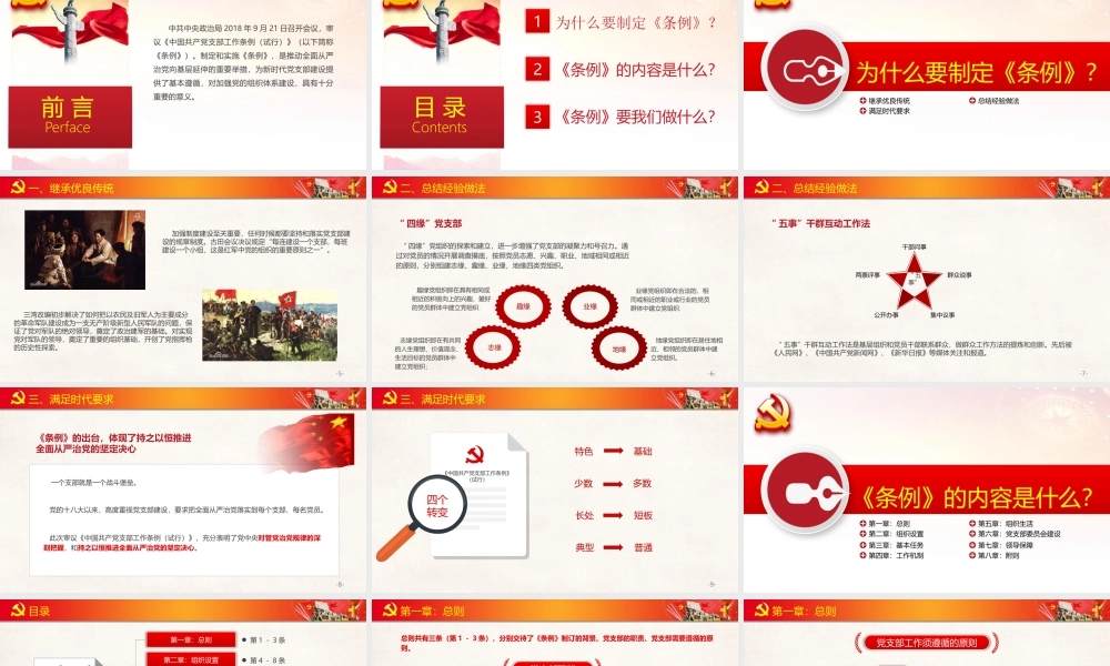 202×年《中国共产党支部工作条例（试行）》学习解读PPT12.10