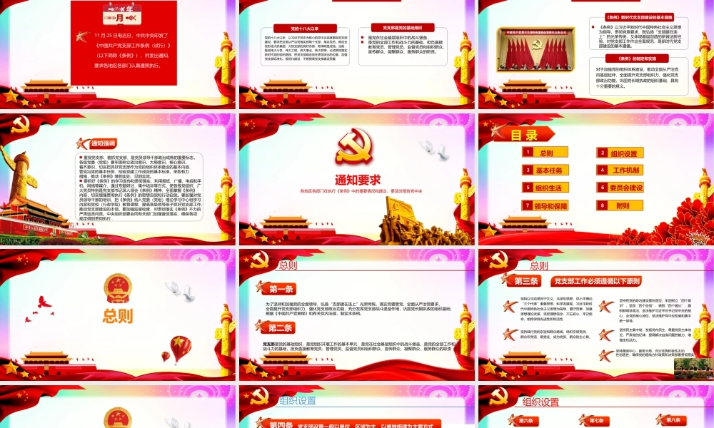中国共产党支部工作条例学习课件-3