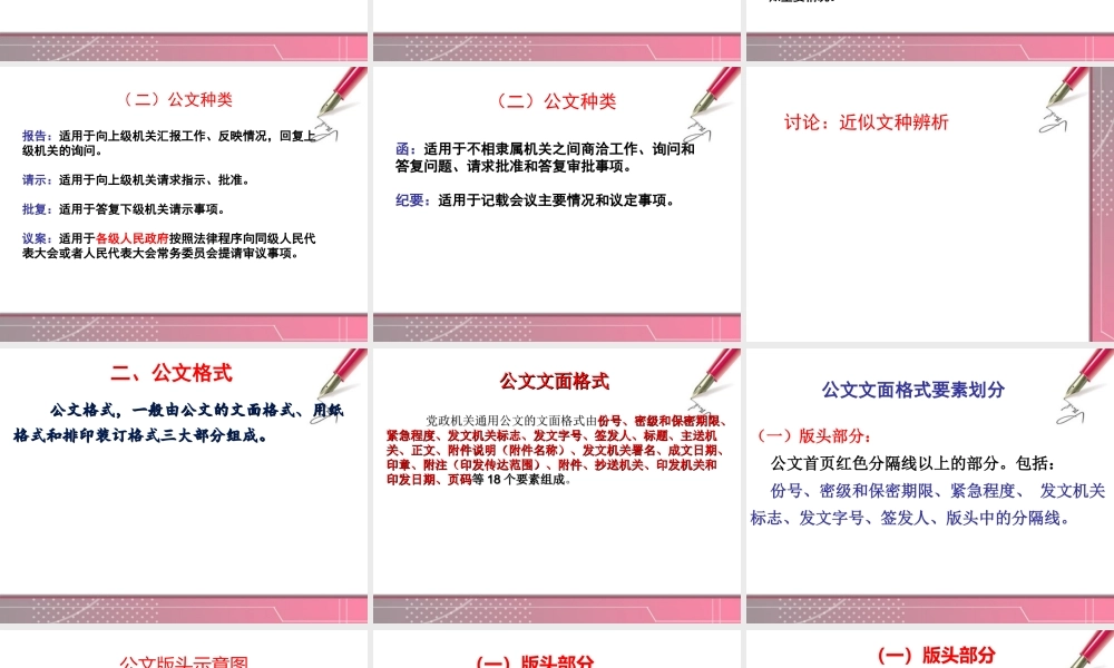 公文格式与公文处理