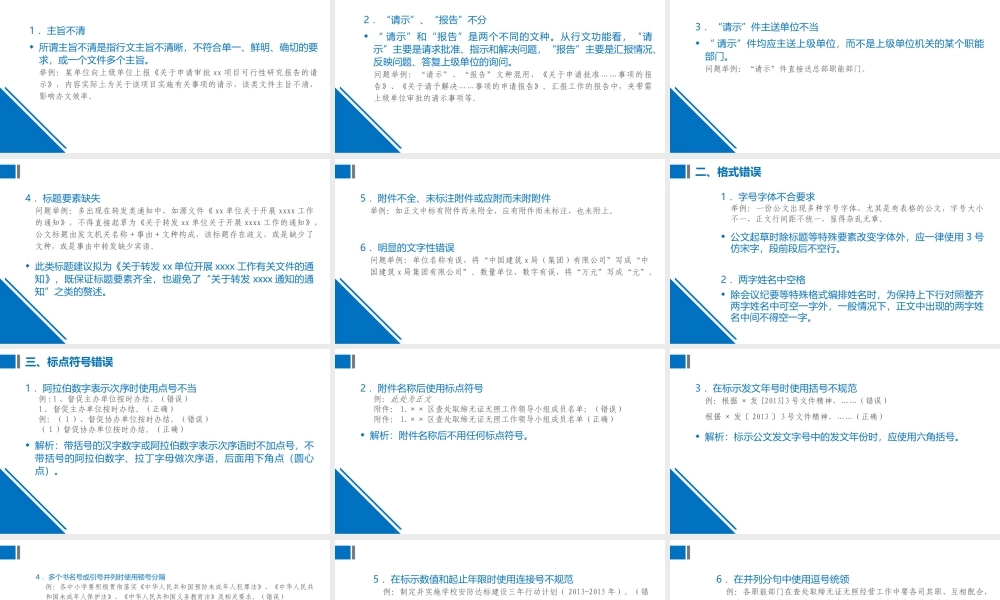 公文格式常见问题
