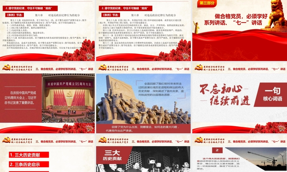 党课培训课件《做一名合格共产党员》