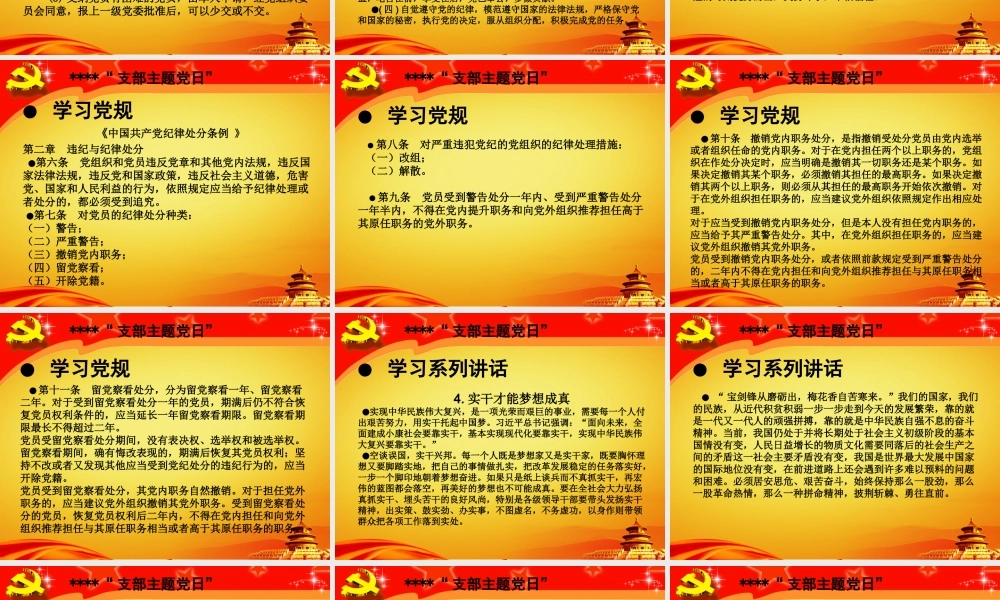 支部主题党日